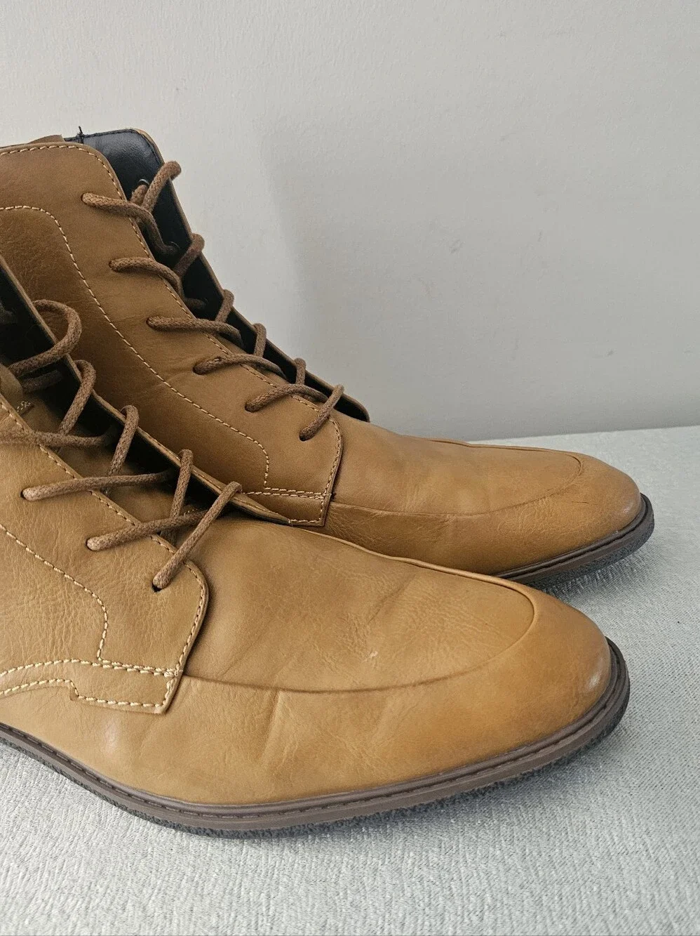 NWOB ALFANI Oliver Lace Up Mens Boots